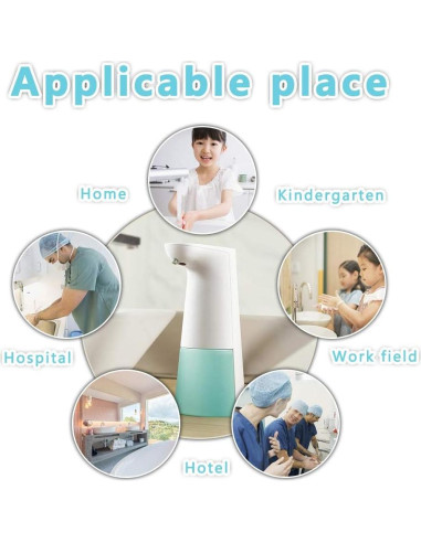 Dispensador de Jabón Espumoso Automático LAOPAO Azul 413ml