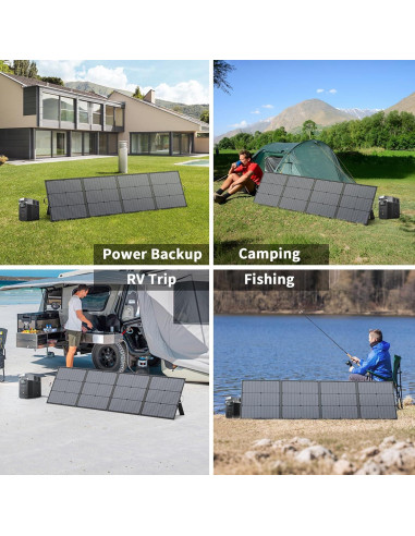 Panel Solar Portátil MHPOWOS 220W Plegable Impermeable IP67
