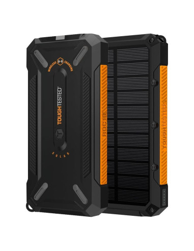 Banco de Energía Solar ToughTested 16000mAh Carga Rápida IP65
