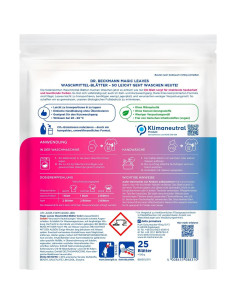 Detergente en Hojas Dr. Beckmann Color 25 Hojas Ecológicas 2
