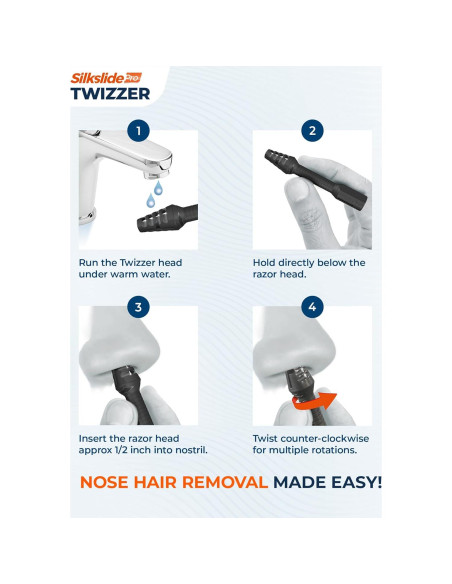 TWIZZER Recortador de Vello Nasal y Auricular Alemán TWIZZER Recortador de Vello Nasal y Auricular Alemán