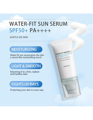Protector Solar Facial SPF50 PA++++ Loobexery 50ml x2 Centella