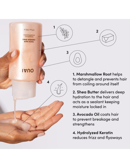 OUAI Paquete de Brillo para Cabello - Champú Grueso 170 g OUAI Paquete de Brillo para Cabello - Champú Grueso 170 g