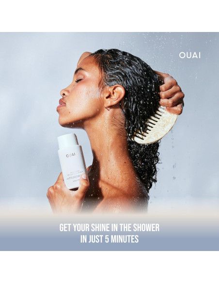 OUAI Paquete de Brillo para Cabello - Champú Grueso 170 g OUAI Paquete de Brillo para Cabello - Champú Grueso 170 g
