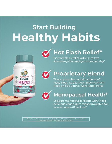 Gomitas Orgánicas MaryRuth's para Menopausia 30 Porciones Gomitas Orgánicas MaryRuth's para Menopausia 30 Porciones