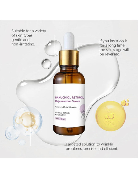 Suero de Rejuvenecimiento Bakuchiol Retinol 30ml x2 - MrCuvaryas Suero de Rejuvenecimiento Bakuchiol Retinol 30ml x2 - MrCuvaryas