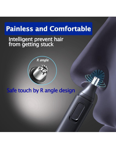 Recortador de Vello Nasal y Auricular iKakocus USB Recargable