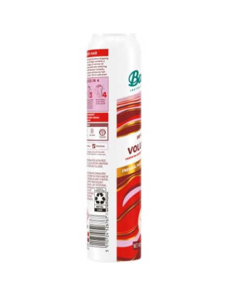 Champú Seco Voluminizador Batiste 108.86 g - Paquete de 3 Champú Seco Voluminizador Batiste 108.86 g - Paquete de 3