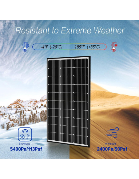 Kit de Panel Solar JJN 200W 12V con Controlador 30A y Cables Kit de Panel Solar JJN 200W 12V con Controlador 30A y Cables