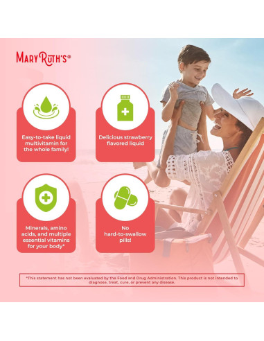 Multivitaminas Líquidas MaryRuth 946 ml | Veganas | Sin Azúcar