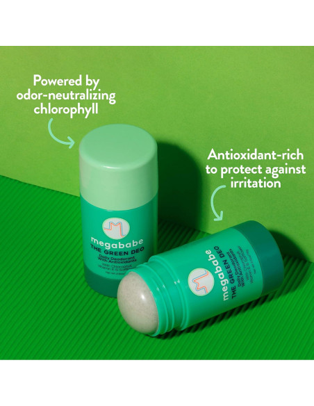 Desodorante Natural Megababe Deo Verde 73.93 g - Sin Aluminio Desodorante Natural Megababe Deo Verde 73.93 g - Sin Aluminio