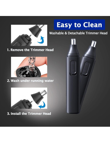Recortador de Vello Nasal y Auricular iKakocus USB Recargable
