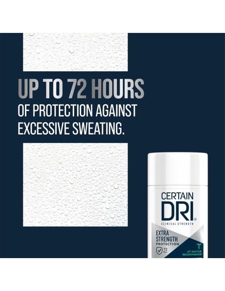 Antitranspirante Clínico Certain Dri 3x48.51g - 12% Cloruro Aluminio Antitranspirante Clínico Certain Dri 3x48.51g - 12% Cloruro Aluminio