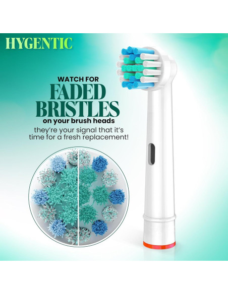 20 Cabezas de Cepillo de Dientes HYGENTIC para Oral-B 20 Cabezas de Cepillo de Dientes HYGENTIC para Oral-B