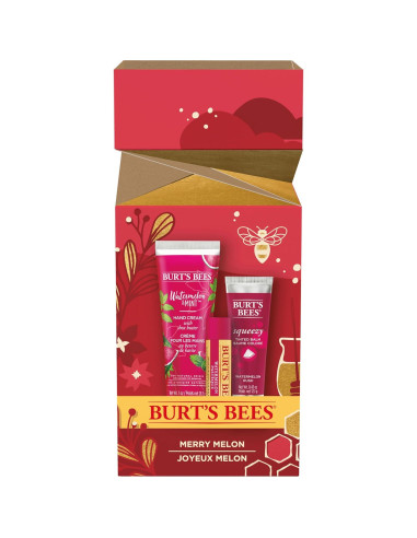 Set de Cuidado Labial Burt's Bees Merry Melon - 3 Productos