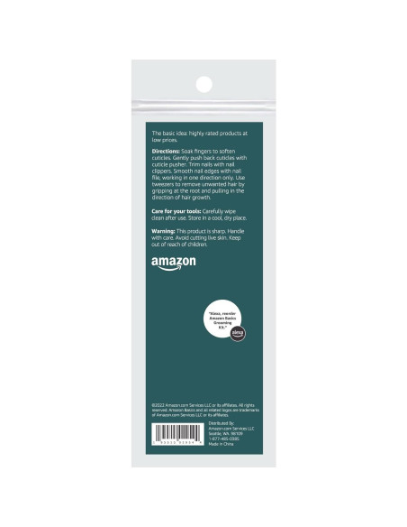 Kit de Aseo Básico 5 Piezas Amazon Basics - Cortauñas, Lima Kit de Aseo Básico 5 Piezas Amazon Basics - Cortauñas, Lima