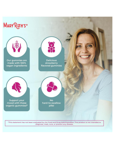 Gomitas Orgánicas MaryRuth's para Menopausia 30 Porciones