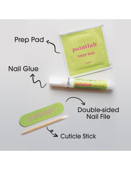 Kit de Manicura Uñas Postizas PaintLab Checkmate 30 Piezas Kit de Manicura Uñas Postizas PaintLab Checkmate 30 Piezas