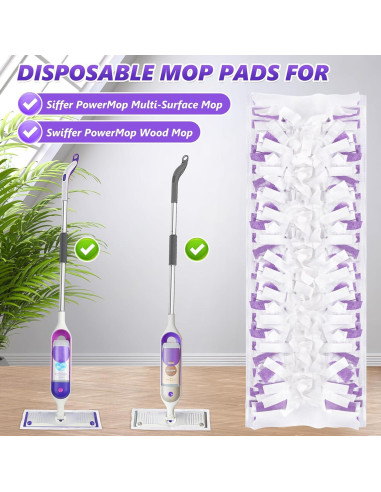 Almohadillas desechables Swiffer PowerMop - Paquete de 8
