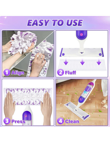 Almohadillas desechables Swiffer PowerMop - Paquete de 8