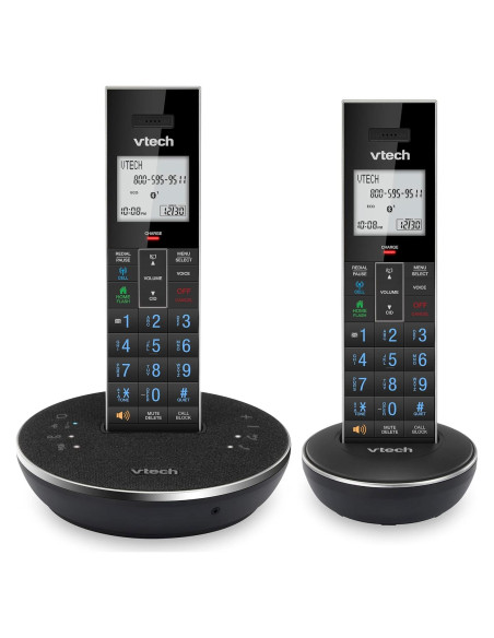 Teléfono Inalámbrico VTech LS6381-2 con Altavoz Bluetooth Teléfono Inalámbrico VTech LS6381-2 con Altavoz Bluetooth
