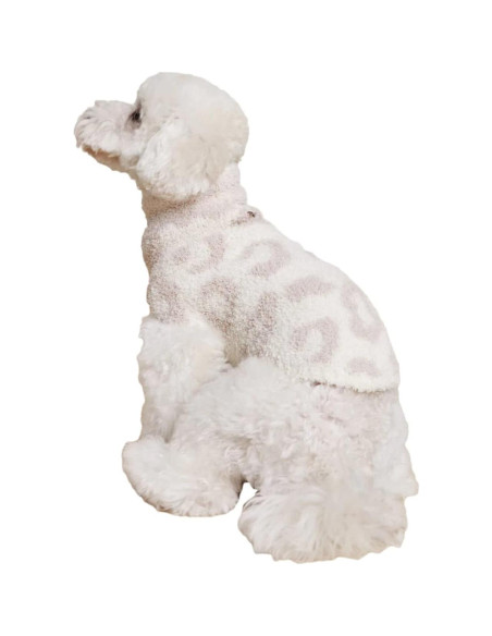 Suéter para Mascotas Barefoot Dreams Mediano Crema-Piedra Suéter para Mascotas Barefoot Dreams Mediano Crema-Piedra