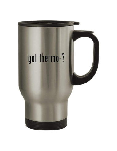 Taza de Viaje Acero Inoxidable 396ml Knick Knack Plata