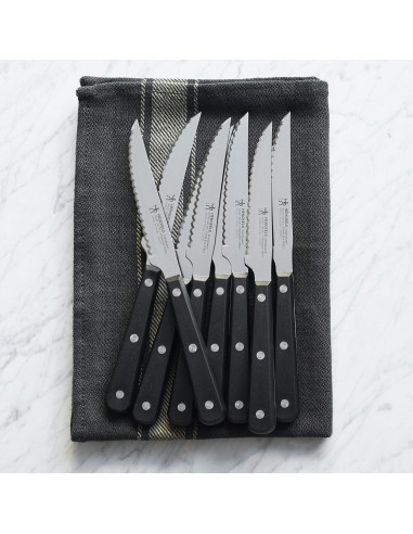 Juego de cuchillos de carne HENCKELS 8 piezas 12.7 cm acero