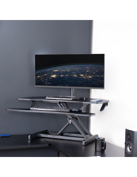 Escritorio Esquinero Ajustable VIVO DESK-V037MC 94x48 cm Escritorio Esquinero Ajustable VIVO DESK-V037MC 94x48 cm