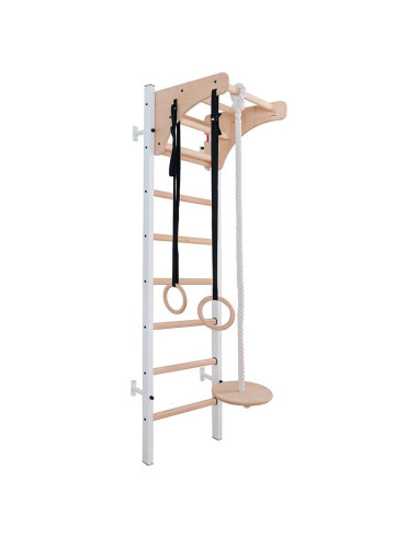 Barras de Pared BenchK 211W+A204 con 8 Peldaños de Haya