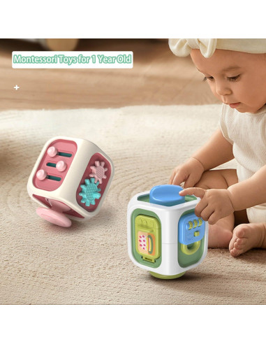 Juguetes Montessori Tablero Ocupado WIIBAAHO 1 Año Actividades