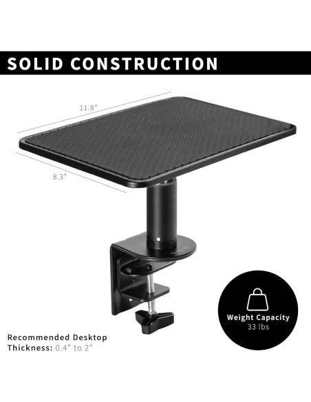 Soporte Elevador Ergonómico VIVO Ajustable para Monitor Negro Soporte Elevador Ergonómico VIVO Ajustable para Monitor Negro