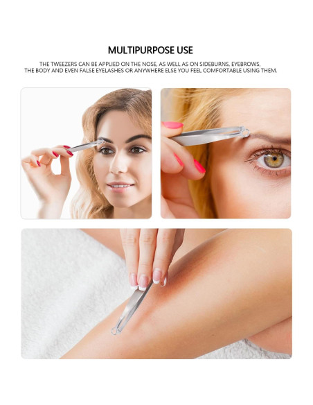Pinzas Recortadoras de Vello Nasal JULAR Acero Inoxidable Pinzas Recortadoras de Vello Nasal JULAR Acero Inoxidable