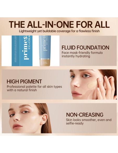 Crema CC PrimeSkin para Piel Madura 50ml - Hidratante Claro Crema CC PrimeSkin para Piel Madura 50ml - Hidratante Claro