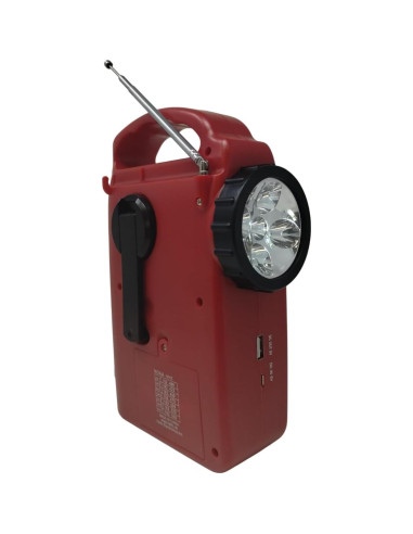 Linterna de Radio de Emergencia Kaito KA339W Solar Manivela