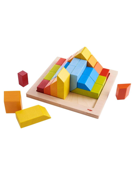 Juego de Bloques de Madera HABA 28 Piezas Montessori 3+ Juego de Bloques de Madera HABA 28 Piezas Montessori 3+