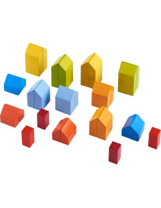 Juego de Bloques de Madera HABA 28 Piezas Montessori 3+ 2