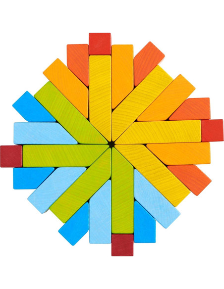 Juego de Bloques de Madera HABA 28 Piezas Montessori 3+ Juego de Bloques de Madera HABA 28 Piezas Montessori 3+