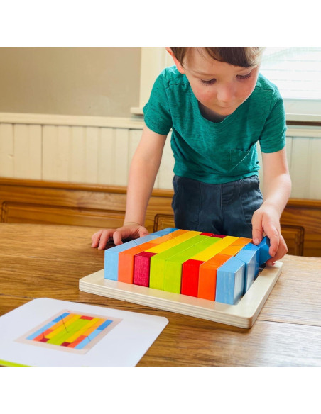Juego de Bloques de Madera HABA 28 Piezas Montessori 3+ Juego de Bloques de Madera HABA 28 Piezas Montessori 3+