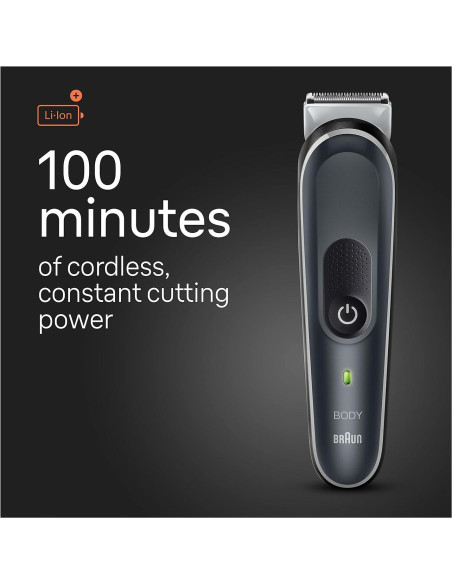 Braun Body Groomer 5360, Afeitado Suave e Impermeable Braun Body Groomer 5360, Afeitado Suave e Impermeable