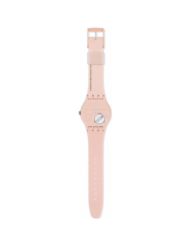 Reloj Unisex Swatch Biocerámico 41mm Rosa y Naranja