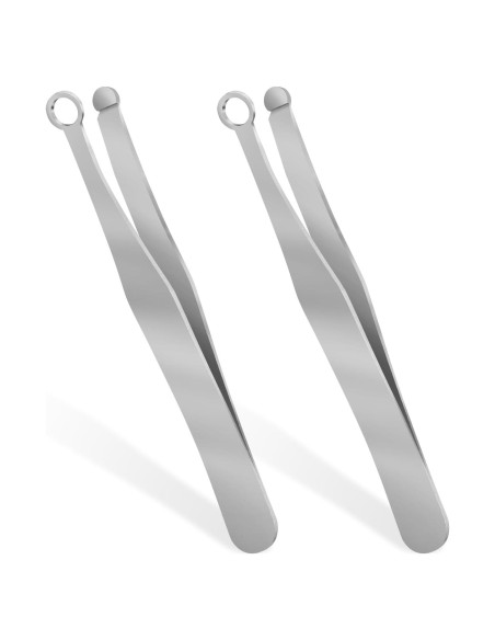 2 Pinzas Recortadoras de Vello Nasal Acero Inoxidable QfwdfcTrenz 2 Pinzas Recortadoras de Vello Nasal Acero Inoxidable QfwdfcTrenz