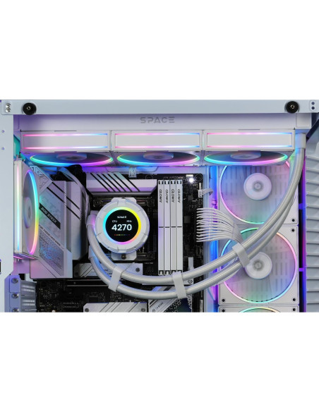 Enfriador Líquido de CPU ID-COOLING SL360 Blanco AIO 360mm Enfriador Líquido de CPU ID-COOLING SL360 Blanco AIO 360mm