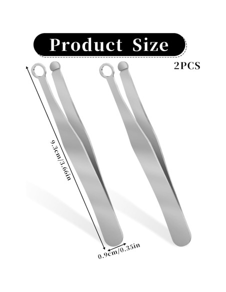 2 Pinzas Recortadoras de Vello Nasal Acero Inoxidable QfwdfcTrenz 2 Pinzas Recortadoras de Vello Nasal Acero Inoxidable QfwdfcTrenz