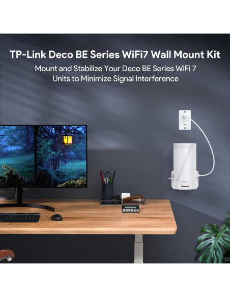 Soporte de Montaje en Pared WiFi 7 Deco XLTTYWL - Blanco Soporte de Montaje en Pared WiFi 7 Deco XLTTYWL - Blanco