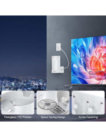 Soporte de Montaje en Pared WiFi 7 Deco XLTTYWL - Blanco Soporte de Montaje en Pared WiFi 7 Deco XLTTYWL - Blanco