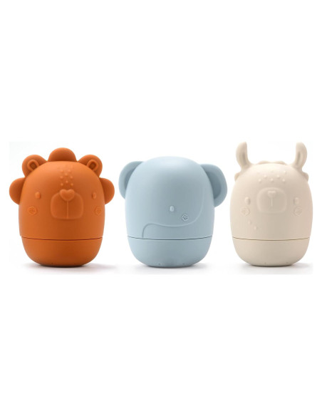 Juguetes de Baño de Silicona Loulou Lollipop Multicolor Juguetes de Baño de Silicona Loulou Lollipop Multicolor