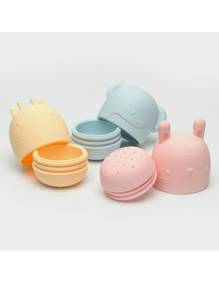 Juguetes de Baño de Silicona Loulou Lollipop Multicolor Juguetes de Baño de Silicona Loulou Lollipop Multicolor