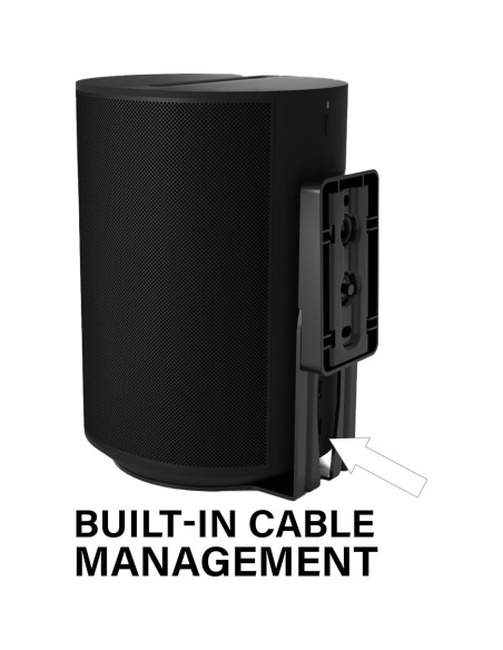 Soportes de pared fijos Sanus para altavoces Sonos Era 100 - Negro Soportes de pared fijos Sanus para altavoces Sonos Era 100 - Negro