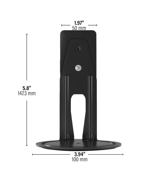 Soportes de pared fijos Sanus para altavoces Sonos Era 100 - Negro Soportes de pared fijos Sanus para altavoces Sonos Era 100 - Negro
